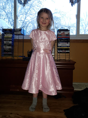 Pink Lacy Dress