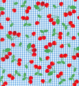 Cherries on Blue Mask