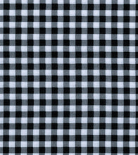 Load image into Gallery viewer, Gingham Black &amp; White Mask