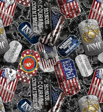 Load image into Gallery viewer, Marines Dog Tags Mask
