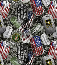 Load image into Gallery viewer, Army Dog Tags Mask