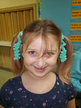 Load image into Gallery viewer, Diane&#39;s Tassles Hairpiece - Turqouise
