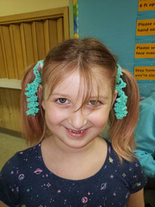 Diane's Tassles Hairpiece - Turqouise