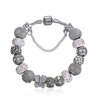 WHITE BUTTERFLY ANESIDORA BRACELET