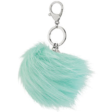 Load image into Gallery viewer, TROLLS AQUA BYOH POM POM BAG CLIP + KEYCHAIN - LIMITED EDITION