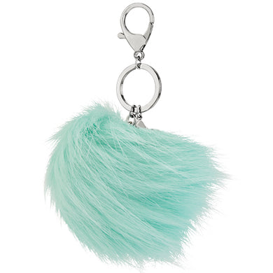 TROLLS AQUA BYOH POM POM BAG CLIP + KEYCHAIN - LIMITED EDITION