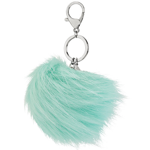 TROLLS AQUA BYOH POM POM BAG CLIP + KEYCHAIN - LIMITED EDITION