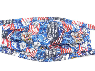 Navy Dog Tags Mask