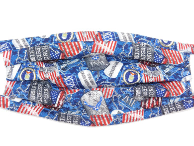 Air Force Dog Tags Mask