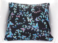 Load image into Gallery viewer, Floating Blue Butterflies Pillow