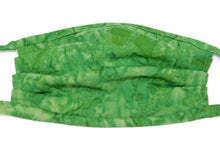 Load image into Gallery viewer, Green Tonal Batik Mask