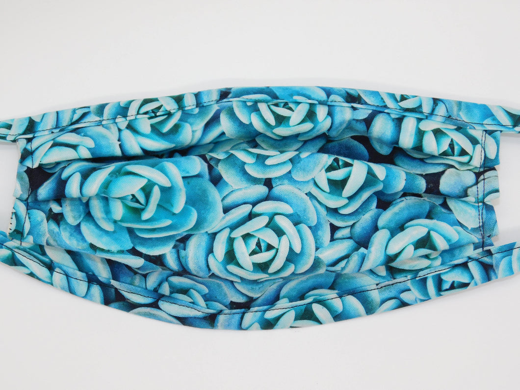 Blue Roses Mask